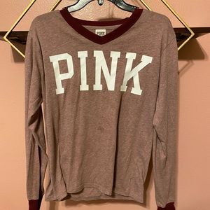 PINK LONG SLEEVE SHIRT